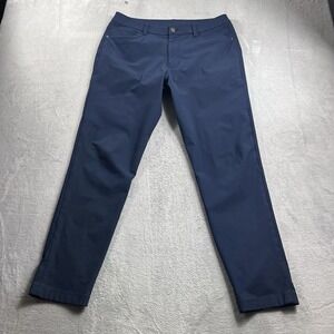Lululemon ABC Pants Mens 34x30 Slim Warpstreme True Navy 5 Pocket Chino LM5ALWS